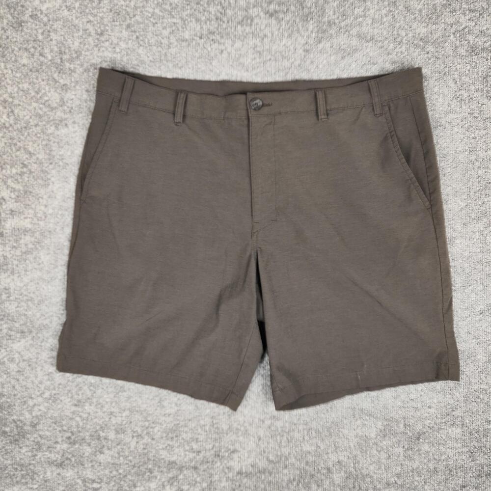 Callaway Shorts Mens 40 Brown Golf Performance Chino Flat Front Stretch Casual